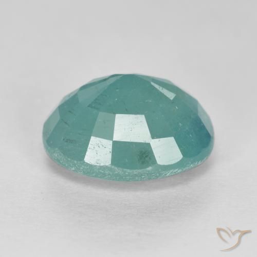 Grandidierite Verde schiuma di mare naturale da 2.75 ct, Ovale, VS-SI