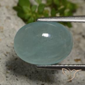 Grandidierite Azzurro Verde naturale da 3.78 ct, Ovale, Traslucido