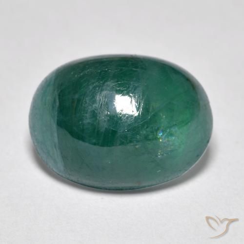 Grandidierite Blu Verde Scuro naturale da 4.32 ct, Ovale, Traslucido