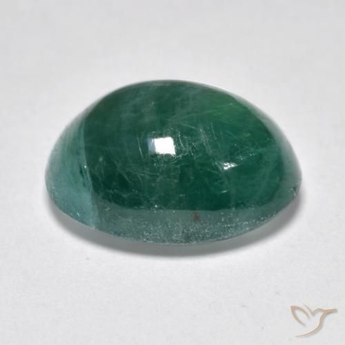 Grandidierite Blu Verde Scuro naturale da 4.32 ct, Ovale, Traslucido