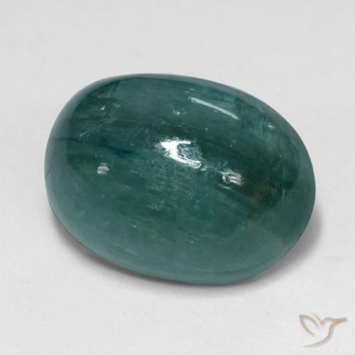 Grandidierite Blu Scuro Verde naturale da 4.65 ct, Ovale, Opaco