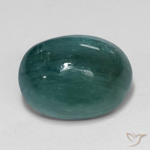 Grandidierite Blu Scuro Verde naturale da 4.65 ct, Ovale, Opaco