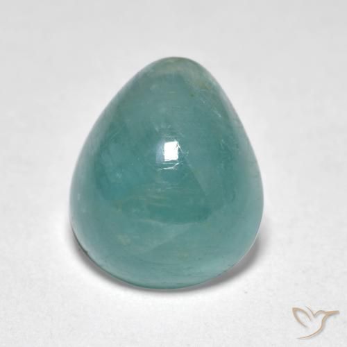 4.27ct Naturale Turchese Grandidierite, Forma a pera, Traslucido