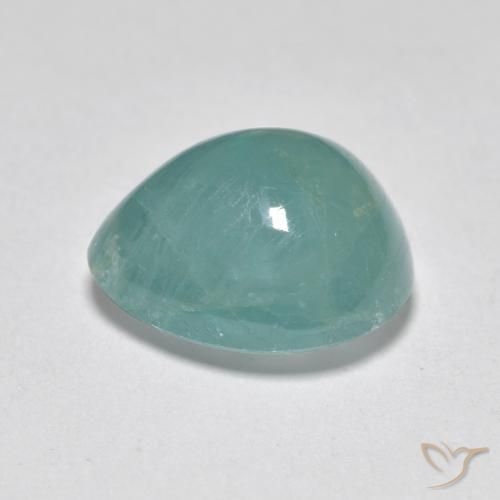 Grandidierite Turchese naturale da 4.27 ct, Forma a pera, Traslucido
