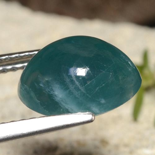 Grandidierite Blu Scuro Verde naturale da 3.55 ct, Taglio ovale, Traslucido
