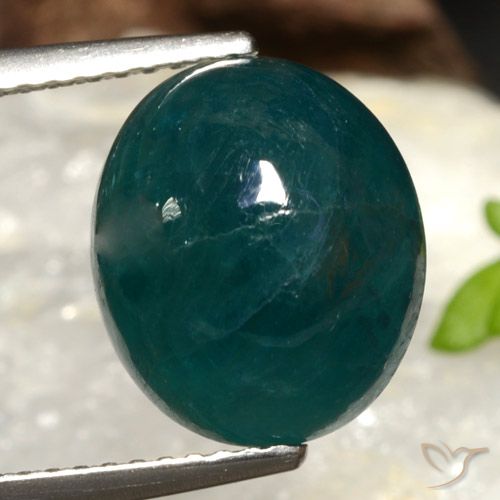 Grandidierite Blu Verde Scuro naturale da 6.91 ct, Ovale, Traslucido