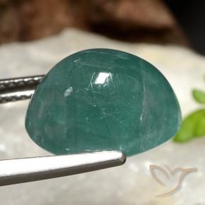 Grandidierite Turchese profondo naturale da 8.97 ct, Ovale, Traslucido