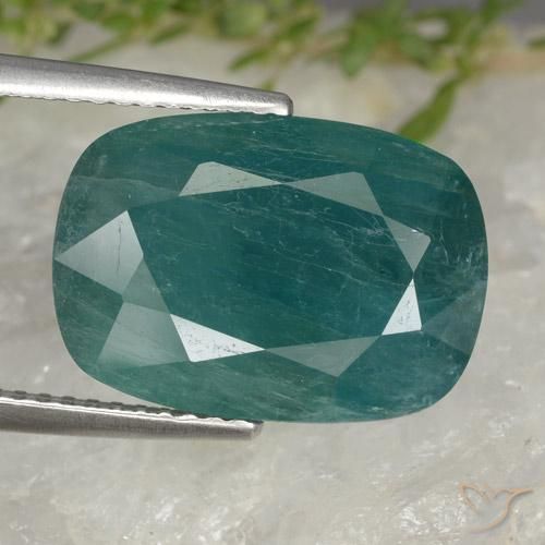 7.78ct Naturale Blu Scuro Verde Grandidierite, Cuscino, VS-SI