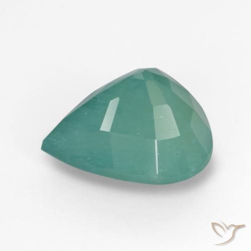 Grandidierite Verde blu naturale da 4.03 ct, Forma a pera, SI-I1