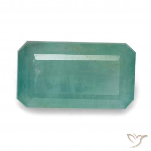 Grandidierite Azzurro verde chiaro naturale da 7.33 ct, Ottagonale / Taglio smeraldo, SI-I1