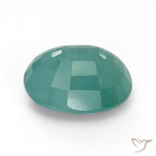 Grandidierite Verde schiuma di mare naturale da 6.01 ct, Ovale, SI-I1