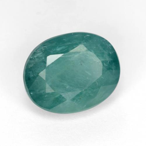 Grandidierite blu verde scuro naturale da 5,05 ct, taglio ovale, SI-I1