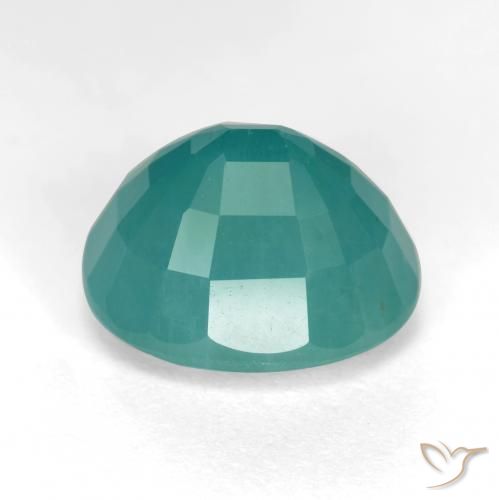 Grandidierite Blu verdastro naturale da 5.92 ct, Ovale, SI