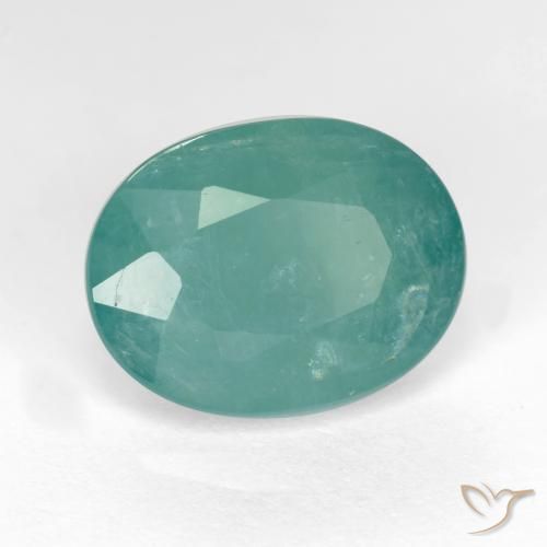 Grandidierite Verde blu naturale da 6.32 ct, Ovale, SI-I1