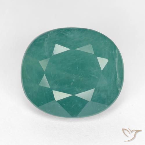 5.59ct Naturale Blu verdastro Grandidierite, Ovale, SI-I1