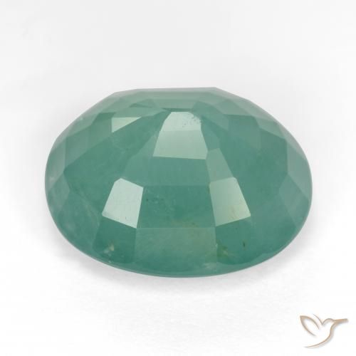 Grandidierite Blu verdastro naturale da 10.62 ct, Ovale, SI