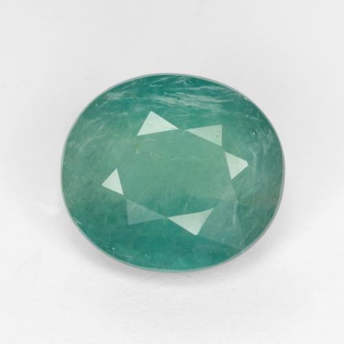 Grandidierite Verde blu naturale da 3.45 ct, Taglio ovale, SI-I1