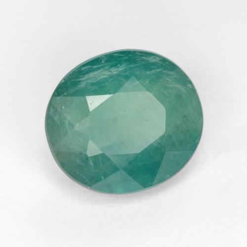 Grandidierite Verde blu naturale da 3.45 ct, Taglio ovale, SI-I1