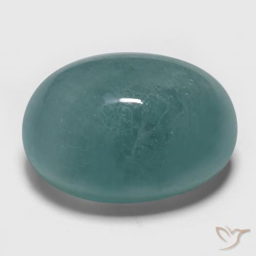 Grandidierite Turchese naturale da 17.66 ct, Ovale, Traslucido