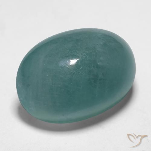 Grandidierite Turchese naturale da 17.66 ct, Ovale, Traslucido