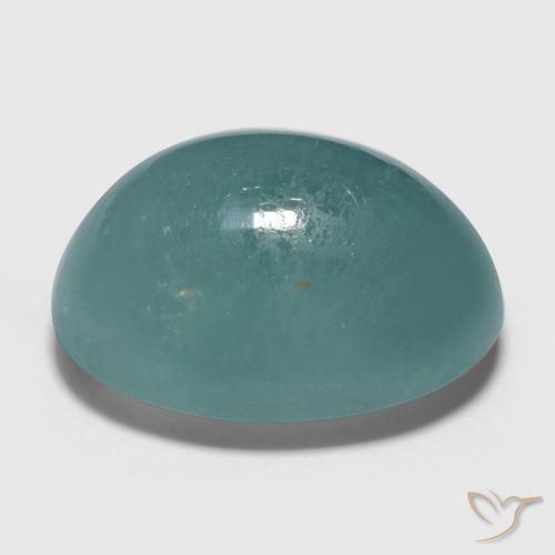 Grandidierite Turchese naturale da 17.66 ct, Ovale, Traslucido