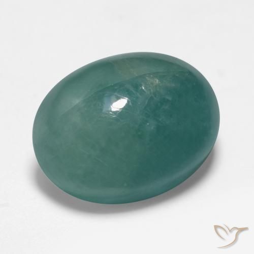 Grandidierite Blu verdastro naturale da 8.54 ct, Ovale, Traslucido