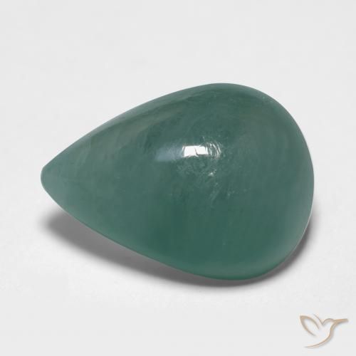 9.07ct Naturale Blu verdastro Grandidierite, Forma a pera, Traslucido