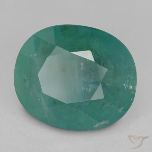 Grandidierite Verde blu naturale da 12.41 ct, Ovale, SI-I1