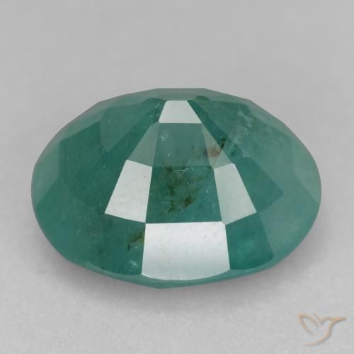 Grandidierite Verde blu naturale da 12.41 ct, Ovale, SI-I1