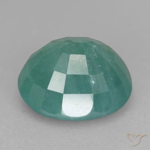 Grandidierite Azzurro verde chiaro naturale da 11.37 ct, Ovale, SI-I1