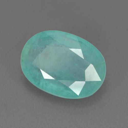 Grandidierite verde schiuma di mare naturale da 3,23 ct, taglio ovale, VS-SI