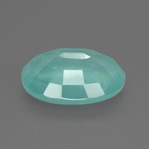 Grandidierite verde schiuma di mare naturale da 3,23 ct, taglio ovale, VS-SI