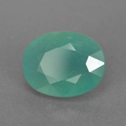 Grandidierite Verde bluastro medio naturale da 2.87 ct, Taglio ovale, VS-SI