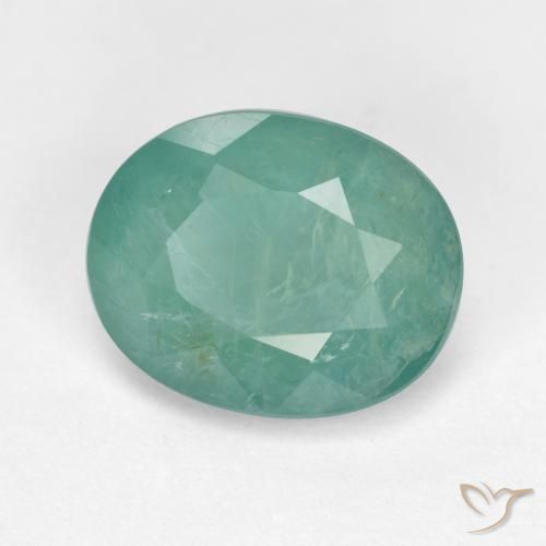 Grandidierite Verde bluastro medio naturale da 3.57 ct, Ovale, VS-SI