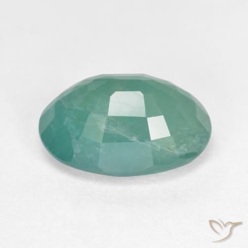 Grandidierite Verde bluastro medio naturale da 3.57 ct, Ovale, VS-SI