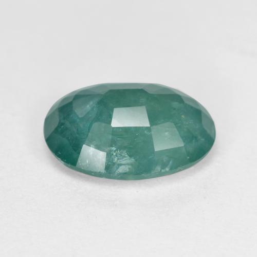 Grandidierite naturale turchese da 1,87 ct, taglio ovale, SI