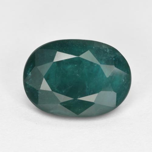 Grandidierite blu scuro verde naturale da 2,06 ct, taglio ovale, VS-SI