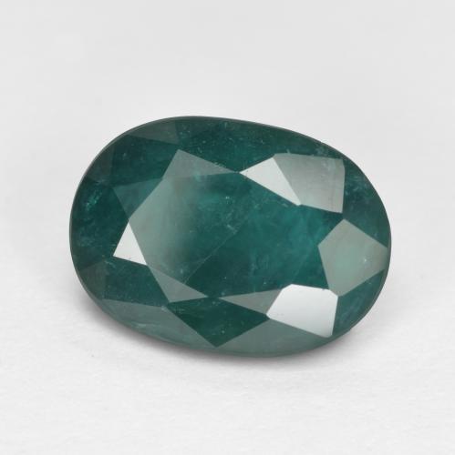 Grandidierite blu scuro verde naturale da 2,06 ct, taglio ovale, VS-SI