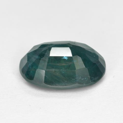 Grandidierite blu scuro verde naturale da 2,06 ct, taglio ovale, VS-SI