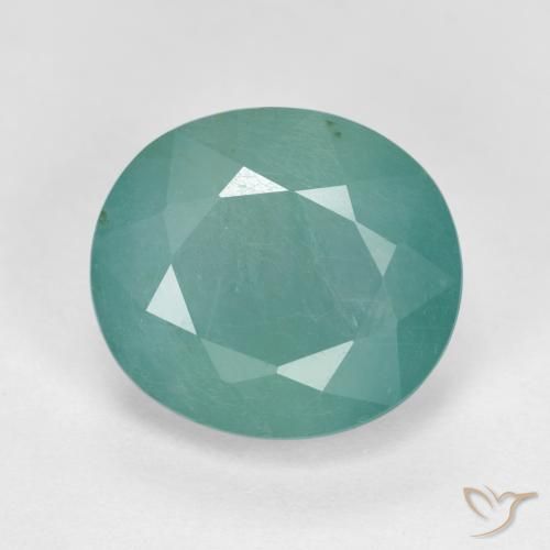 4.97ct Naturale Azzurro verde chiaro Grandidierite, Ovale, SI