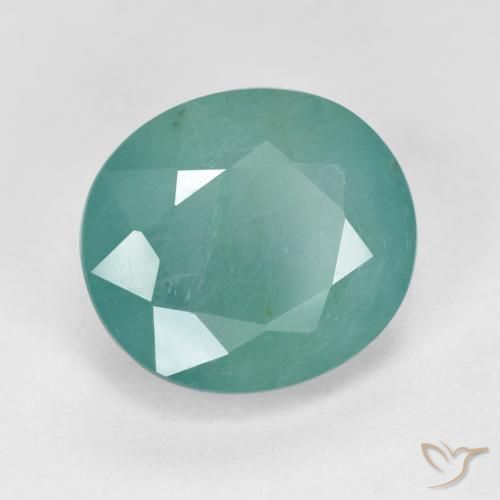 Grandidierite Azzurro verde chiaro naturale da 4.97 ct, Ovale, SI