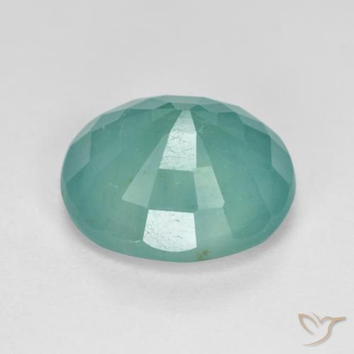Grandidierite Azzurro verde chiaro naturale da 4.97 ct, Ovale, SI