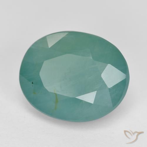 Grandidierite Tono verde blu naturale da 4.83 ct, Ovale, SI