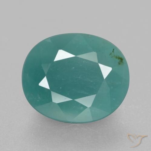 4.21ct Naturale Turchese Grandidierite, Ovale, SI