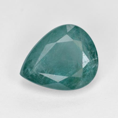 Grandidierite Blu Verde Scuro naturale da 3.42 ct, Forma a pera, SI