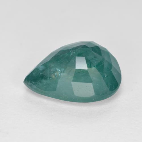 Grandidierite Blu Verde Scuro naturale da 3.42 ct, Forma a pera, SI