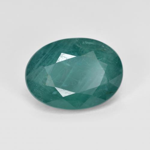 Grandidierite blu verdastro naturale da 2,85 ct, taglio ovale, SI
