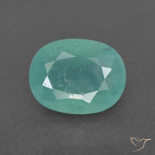 Grandidierite Verde schiuma di mare naturale da 2.29 ct, Ovale, SI
