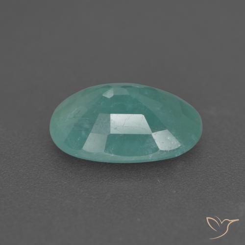 Grandidierite Blu verdastro naturale da 2.64 ct, Ovale, SI