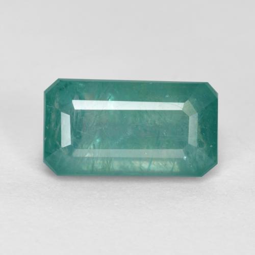 Grandidierite Medio Verde Blu naturale da 1.45 ct, Taglio smeraldo, SI